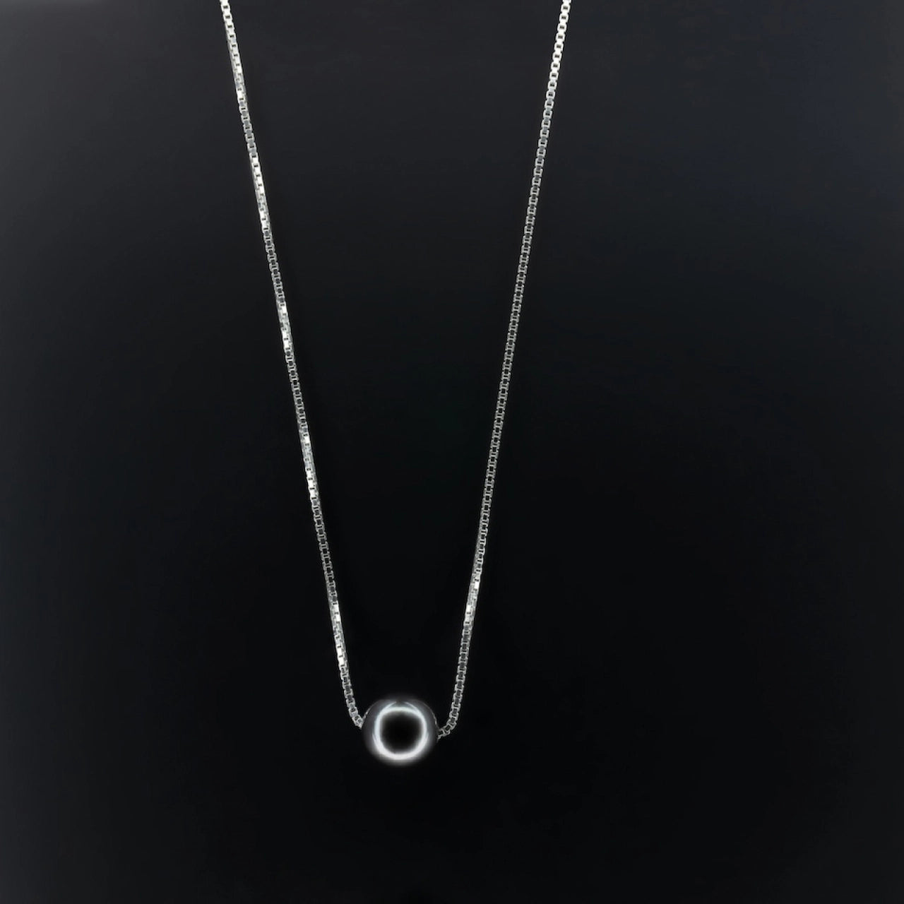 Dark Side of the Moon Pendant in Sterling Silver - H.O.T. Item
